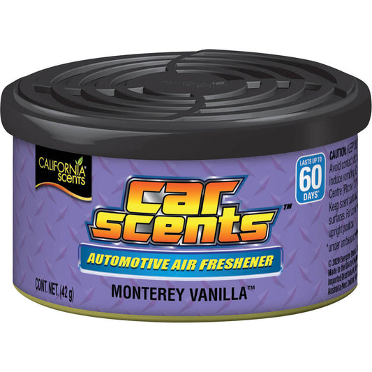 California Scents Car Scents Air Freshener Can Monterey Vanilla 42g