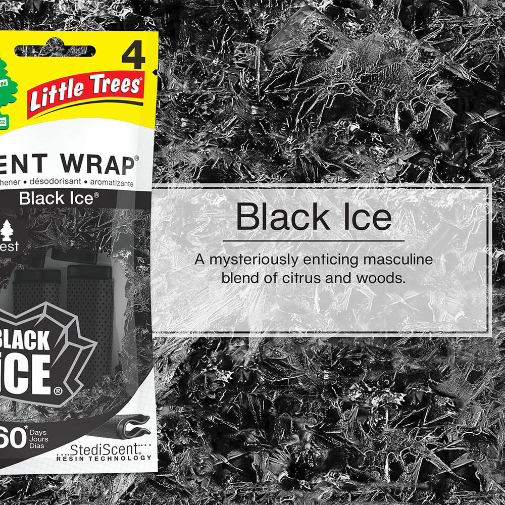 Little Trees Vent Wrap Air Freshener - Black Ice