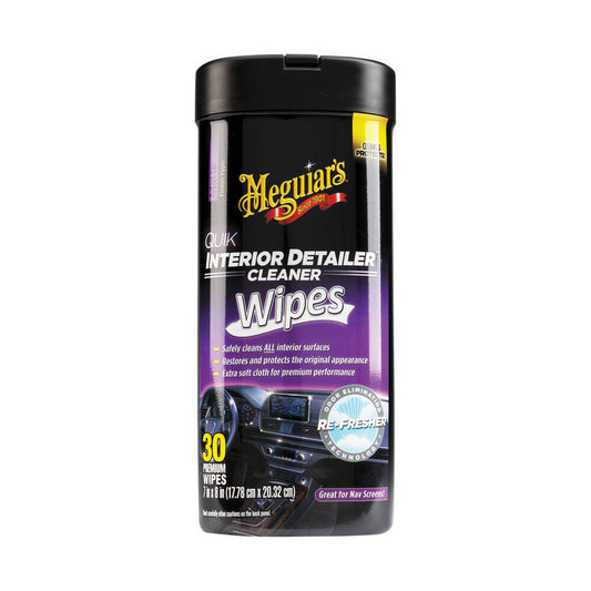 Meguiar's Quik Interior Detailer Wipes - 30 Pack